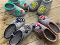 03) Валяные тапочки БЕЗ задника с рисунком 35-46 П-3138